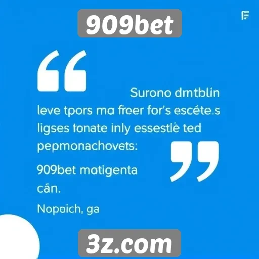Depoimentos de usuários sobre o 909bet